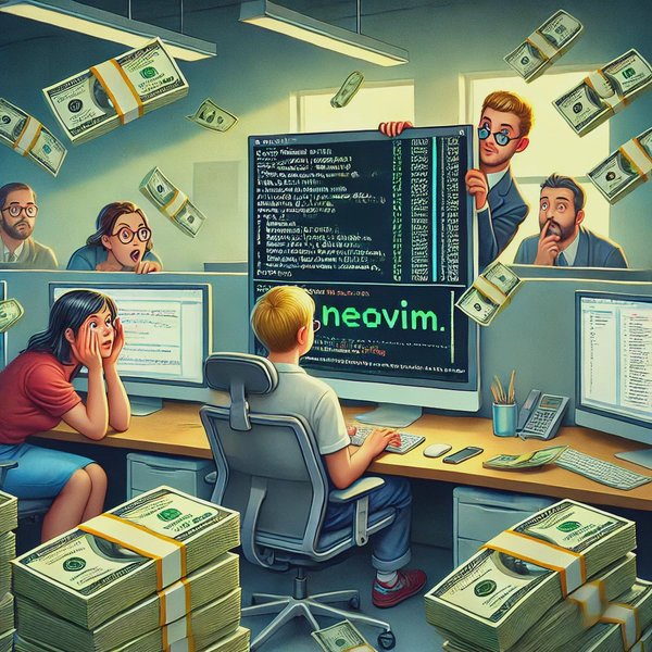 Sorry boss, I use neovim (btw) banner image